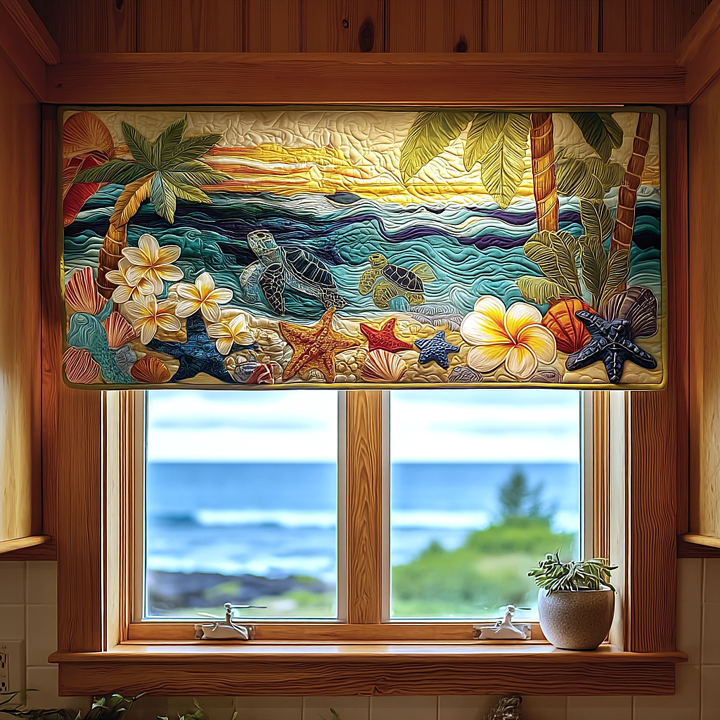 Sea Wanderer Quilted Valance NCU0PVL633