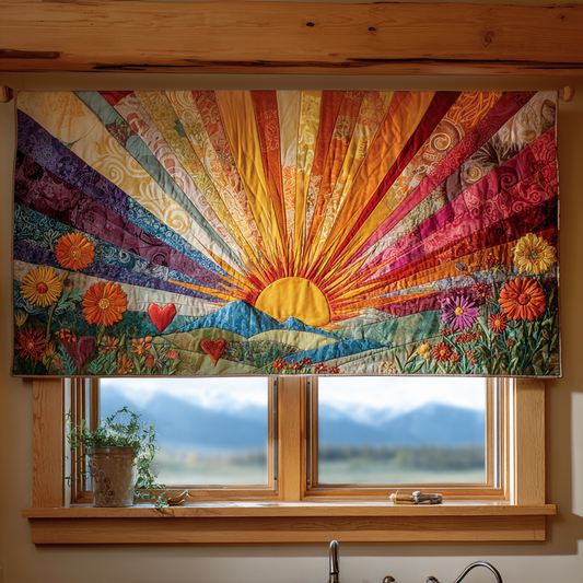 Sunset Bliss Quilted Valance NCU0PVL478