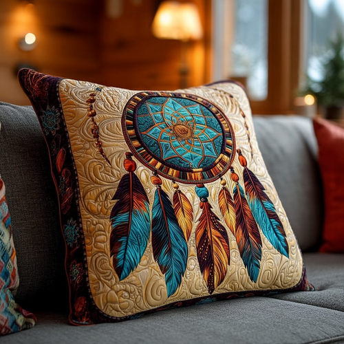 Mystic Dreamcatcher Quilted Pillow Case NCU0NNL044