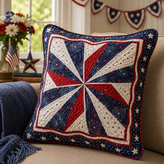Firework Pinwheel Quilted Pillow Case NCU0DQQ0904