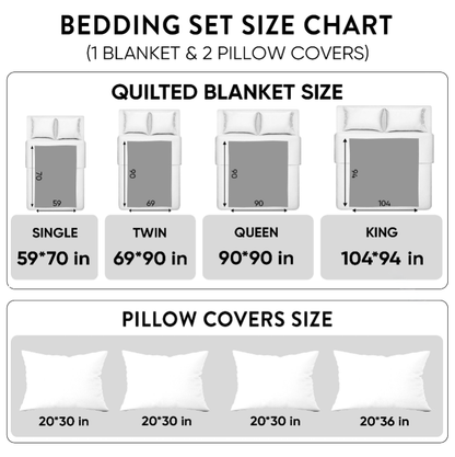 Backwoods Track 3-Piece Quilted Bedding Set NCU0PTT2957