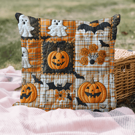 Witches Boots Halloween Quilted Pillow Case NCU0PD815