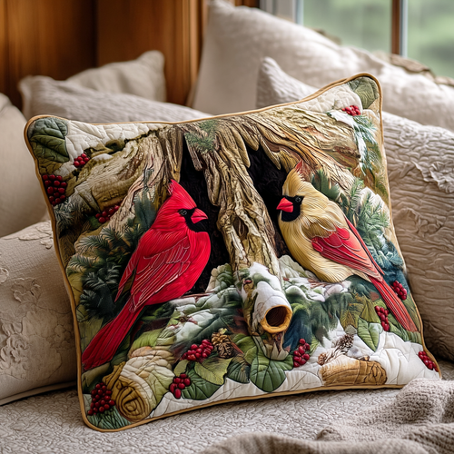 Cardinal Whisper Path Quilted Pillow Case NCU0NTD1055