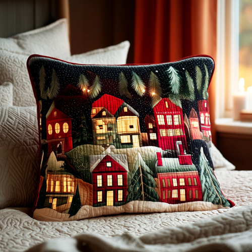 Frozen Valley Lights Quilted Pillow Case NCU0NTD810