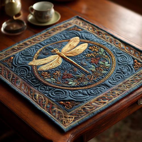Golden Grove Quilted Table Topper NCU0NTV375