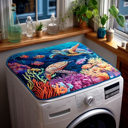 Turtle Bay Quilted Washer and Dryer Cover NCU0NTD118