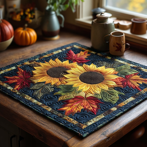 Autumn Shine Quilted Table Topper NCU0NTV243
