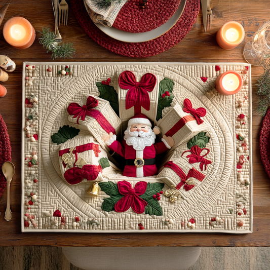 Santa Treasure Quilted Place Mat NCU0NTD496