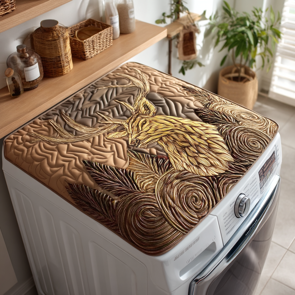 Woof and Whimsy Quilted Washer and Dryer Cover NCU0PTT1436