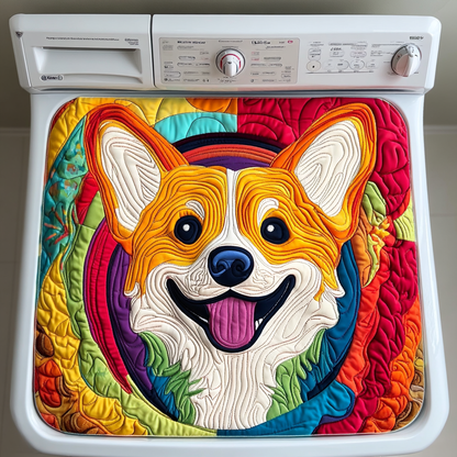 Corgi Colors Quilted Washer and Dryer Cover NCU0NXD170