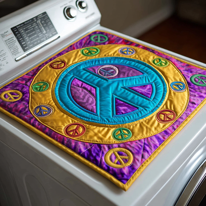 Peace Harmony Quilted Washer and Dryer Cover NCU0NXD184