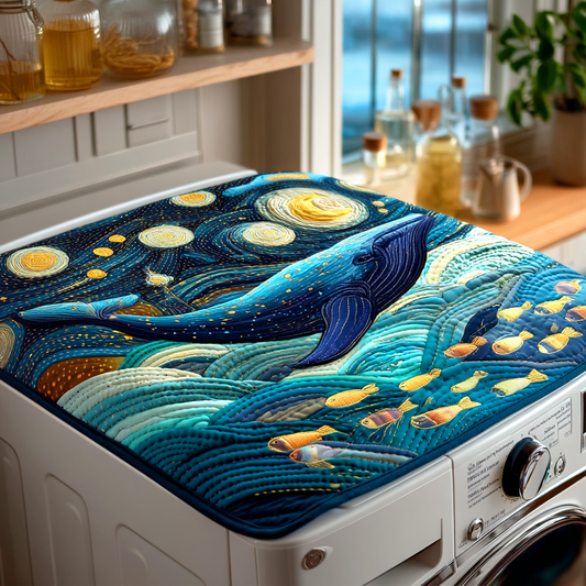 Whale Horizon Quilted Washer and Dryer Cover NCU0NTD114
