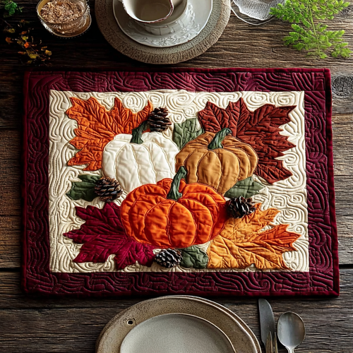 Crimson Fall Quilted Place Mat NCU0NTV205