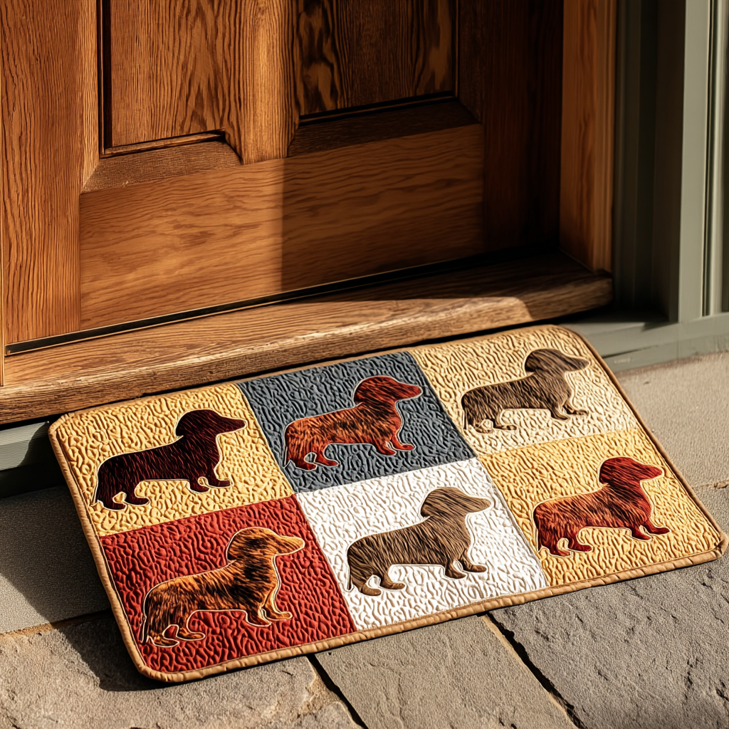 Cozy Dachshunds Doormat NCU0LDH369