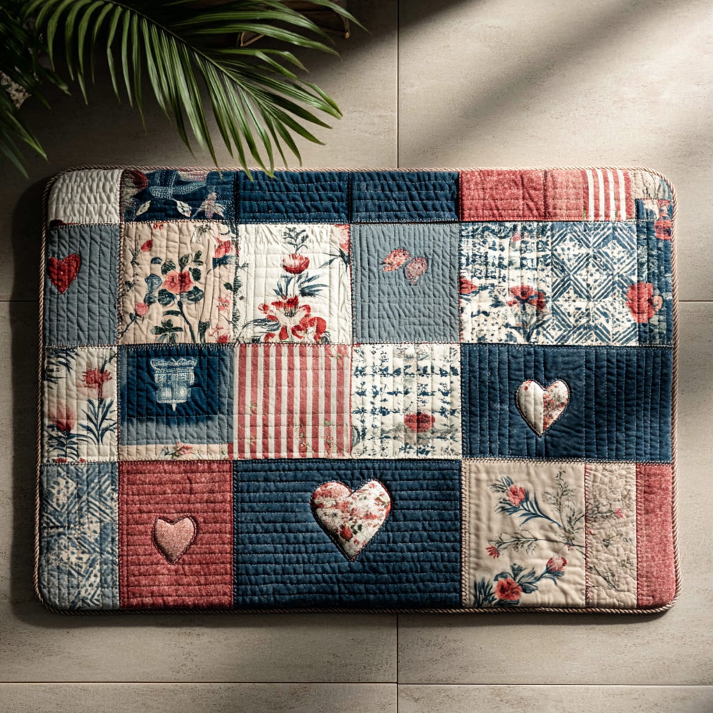 Cottage Charm Heart Doormat NCU0LDH119